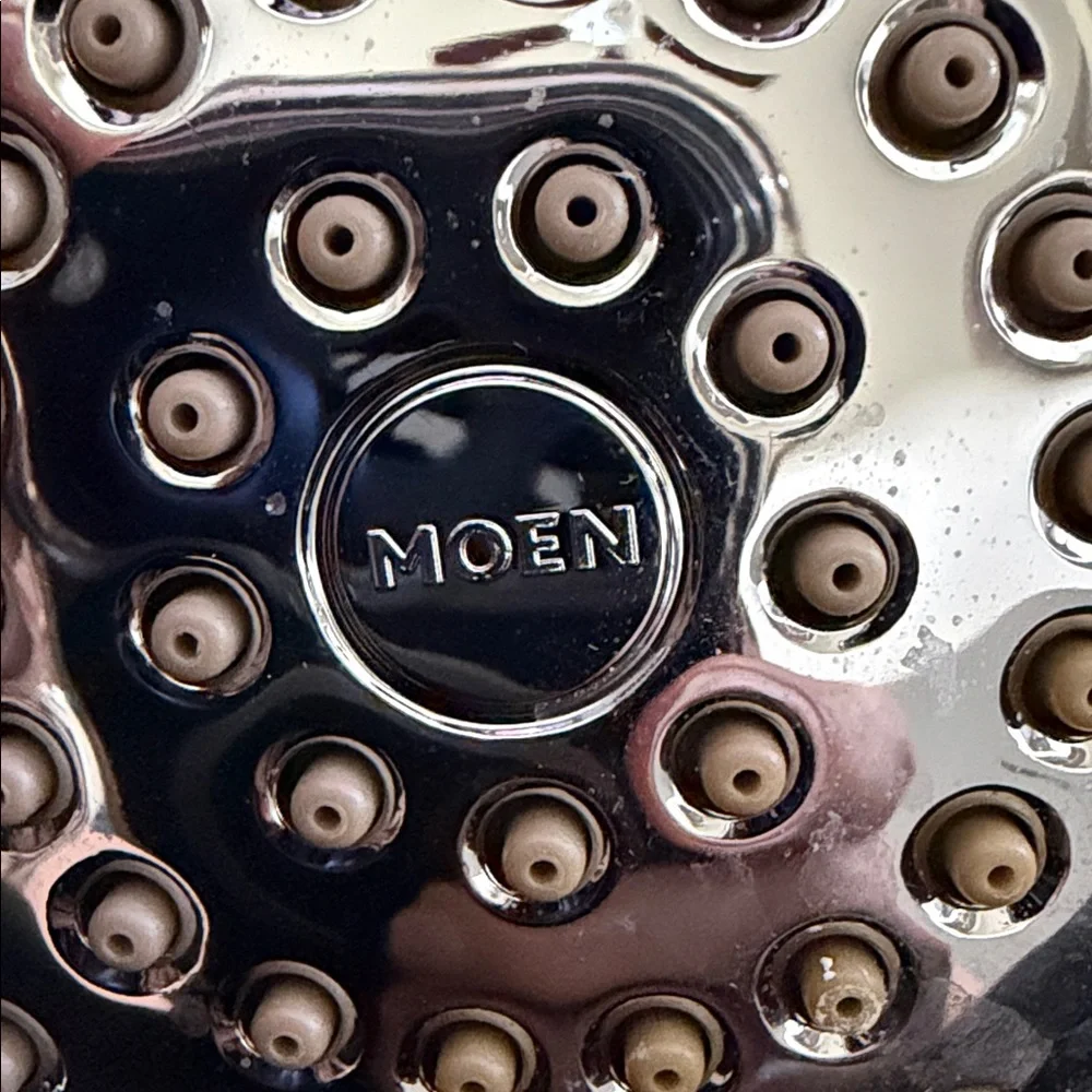 MOEN Chrome Finish Shower Head - Sleek Silver Design